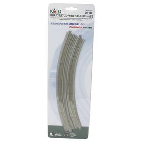 20-188 Kato N Unitrack 19 Inch /15 45 Dbl Elevated Concrete Easement Curve