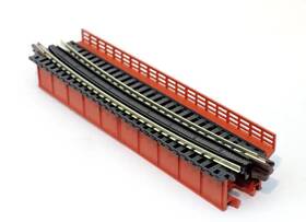 Kato 20-465 N Scale Single Curved Deck Girder Bridge Red 448mm R 15d