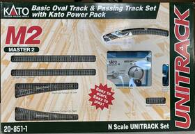 20-851-1 Kato 20-853 N Scale M2 Basic Oval And Siding Track Set W Dc Sx Power Pack