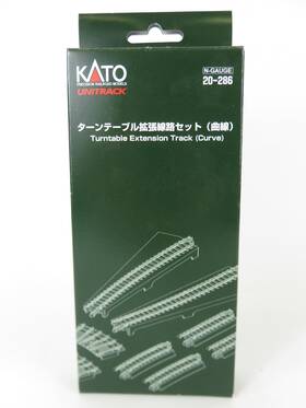 20-286 Kato 20286 N Scale Unitrack Curved Turntable Extension Track Set Nib