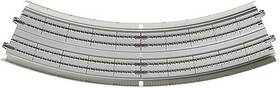 20545 Kato Unitrack Ct Double-track Superelevated Curve - N Scale Nickel Silver Model