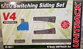20-863-1 Kato 20863 N Scale Unitrack V4 Switching - Usa Version Complete In Box