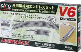 20-865 Kato 20865 N Gauge Outer Double Track Endless Set V6 Railway Model Rail