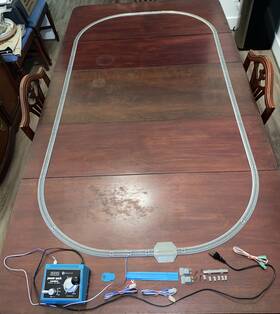 22-010 Kato Unitrack N Gauge Scale Expanded Oval And Power Pack Transformer