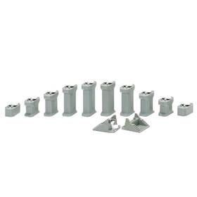 23-015 Kato N Scale Unitrack Single Track Incline Pier Set 1/2 Inch To 2