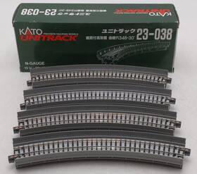 Kato 23-038 N Scale Curved Unitrack Section Box Of 4 Ex/box