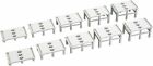 23-049 Kato N Double Track Viaduct Incline Auxilliary Pier Set Pack Of 10