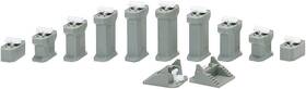 230151 Kato N 15mm - 50mm Single Track Incline Pier Set Of 12