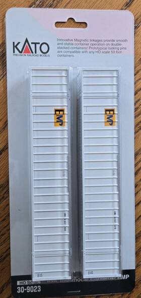 30-9023 Kato Ho Scale Emp Containers 2 Pack - Great Price