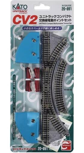 20-891 Kato 797162800967 N Gauge Cv2 Unitrack Compact Multi-purpose Turnout Set Japan New