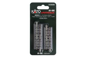 20-092 Kato 949727665658 #20-092 Track Assortment Set B 1-1/2 Inch 38mm And 1-5/16 33mm N Scale
