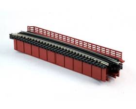 Kato 949727668529 20-470 N Scale Single Curved Deck Girder Bridge Red 481mm R 15d