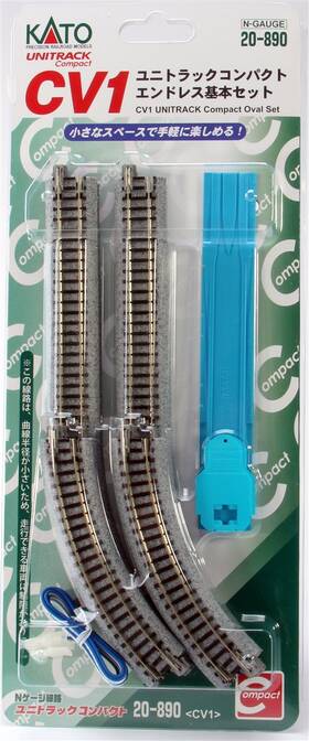 Kato 949727687032 20-890 N Cv-1 Compact Oval Unitrack Set