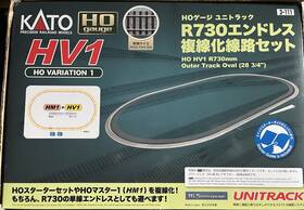 3-111 Kato 949727687087 Ho Unitrack Hv1 R730mm Outer Track Oval Set Opened But Not Used