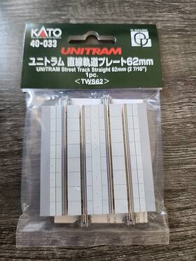 40-033 Kato 949727687612 Unitram 62mm Street Track