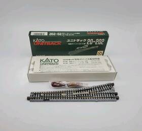 Kato 952844202026 Electric Left Hand Turnout #6 N Scale Unitrack 20-202 In Box