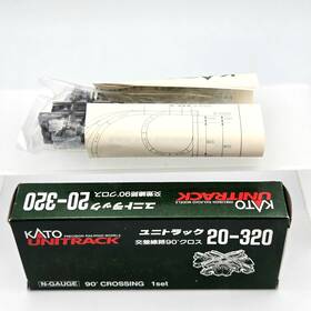 Kato 952844203207 N Gauge 20-320 Unitrack 90 Degree Crossing Set Sealed New In Box