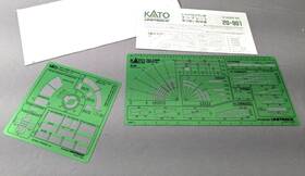 Kato 952844209001 Unitrack #20-900 Layout Planning Template For N Scale With Instructions