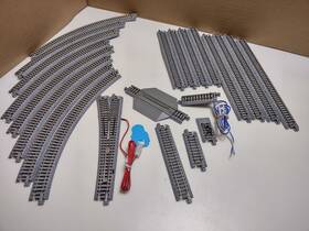 Ep718-15l Kato N Scale Train Lot 22 Pcs Of Unitrack Turnout R348-45 S248 186 U