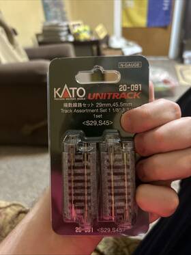 Kato Kat20091 New N Scale Assortment Short Track 6 20-091