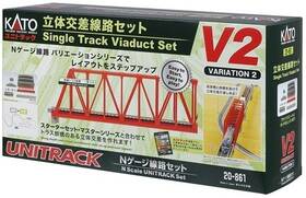 Kat20861 Kato N 20-861 V2 Single Track Viaduct Set