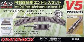 Kat20864 Kato 20-864 N Scale Inner Oval Set Variation V5 Inside Loop Track