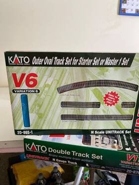 Kat208651 Kato N Scale New 2024 V6 Outside Loop Track Set 20-865