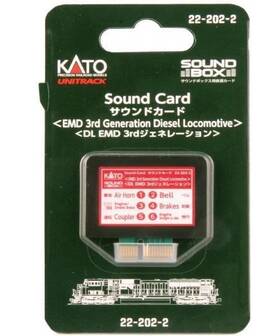 Kat222022 Kato 222022 N Scale 3rd Generation Emd Diesel Sound Files Card Fits Soundbox New