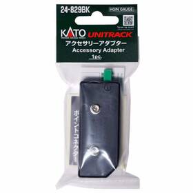 Kat24-829bk Kato 24-829bk Unitrack Accessory Adapter For 22-018-1 Power Pack Ho Or N Scale