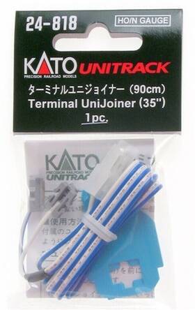 Kat24818 Kato 6 Pair New - 24-818 Ho / N Scale Unitrack Terminal Unijoiner W 35 Inch Leads