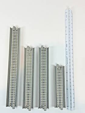 Kato Kato-s248 Lot Of 4-kato N Scale Unitrack S248 Elevated Viaduct Straight Track Various Lgth