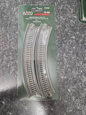 R249-45v Kato N Unitrack 20-505 Single Track Viaduct Curved R249-45 R9-3/4-45