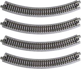Kato Trains 445031129147 Usa Model Train Products Unitrack 249mm 9 3/4 Inch Radius 45-degree Curve Tr