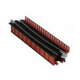 Kat20465 Kato Usa Inc. N 17.6 Single Curve Girder Bridge Red 15 Degree Track