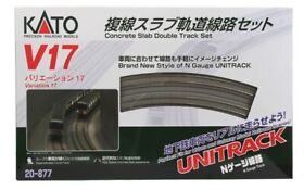 Kato-v17 Concrete Slab Double-oval Track Set Unitrack Setup Dimensions 4foot