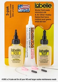 430-1001 Labelle 1001 Incredible Ptfe Lubes For All Brands Of Ho And Larger Dc Dcc Locos