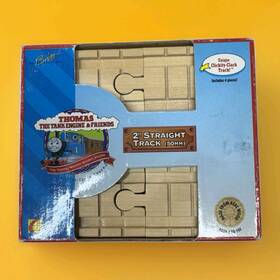 Learning Curve 796714992303 Thomas And Friends Wooden Railway 2 Inch Straight Clickity-clack Track