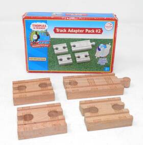 Learning Curve 796714999210 Thomas And Friends Track Adapter Pack #2 Wooden Railway Train 2007 New