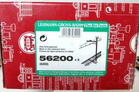 Lgb 011525562009 56200/6200 Model Catenary Mast 6pcs New