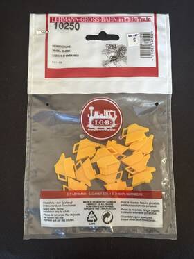 10250 Lgb G Scale Wheel Blocks New In Package 12 Pieces 5025