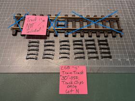 1150-11500 Lgb G Scale Train - Thirty 30 1150 Track Lock Connector Clips Only Lot N