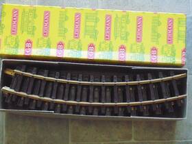 1500w Lgb Vintage Lehmann G Scale Brass Curved Track R775 - 12 Pieces With Box