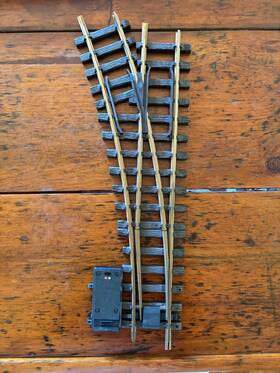 1615n Lgb G Scale Left Hand 18ftft Switch Track Piece