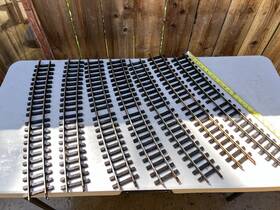 18000-10 Lgb 7 Pieces Curved Track# 24 Inch Used