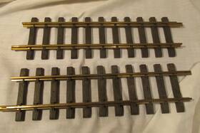 L10000 Lgb 10000 G Scale Garden Railway Straight Track 300mm Brass Rail Tracked48 Post
