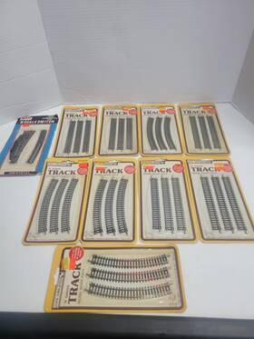 Life Like 077071078009 Nos 7800 N Gauge Nickel-silver Rails Curved And Straight Track