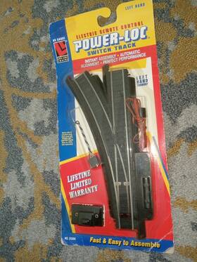 21306 Life-like 21206 Ho Scale Power-loc Left Hand Electric Turnout Model