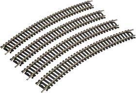 433-3000 Life Like Code 100 Nickel Radius Curve Toy 4 Pack Silver 18