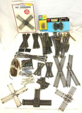 Lh-2504 Life-like 25 Pc. Lot Ho Scale Track And More Atlas -like Ahm Casadto / Cv Tools