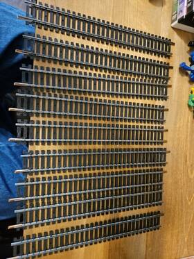 N3020 Lima 9x Model Railway Track Straight Train Set 222mm Collectable Hornby M1